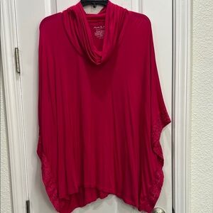 Anna & Ava Vibrant Pink Cowl Neck tunic